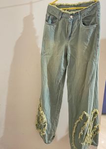 Distressed Denim Jeans