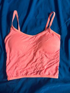 Baby Pink Color Padded  Camisole