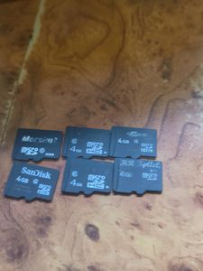 6Pcs 4Gb Memory Card