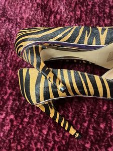 Monchrome Luxe Safari Heels