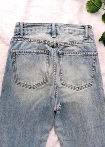 H&amp;M Ripped Bootcut Jeans