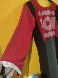 red brown kurta in new condition