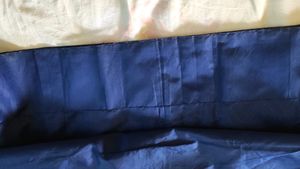 Magenta &amp; Navy Blue Silk Saree With Blouse