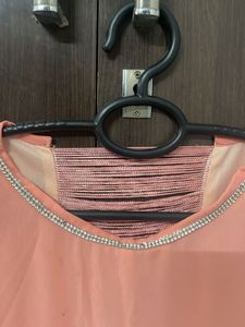 Peach Sleeveless Top