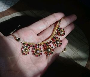 ₹30 Off If Bought In Cash {Golden Necklace ❤️👀}