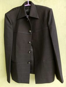 Black Collar Coat For Men&#39;s