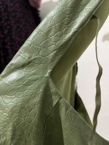 Forever 21 Faux Croc Backless Mini Dress