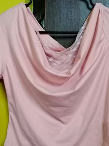 Cowl Neck Y2K Patchwork Top