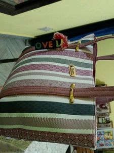 Women Beige Hand Held Bag Extra Spacious