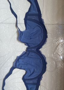 Adore Me Blue Lace Bra