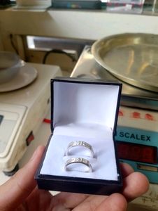 Couple Ring Pure Silver