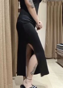 Slip Dress With Slit