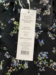 Forever New MAYA FRILL WRAPMIDI DRESS