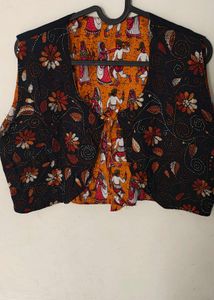 Ethnic Print Jacket