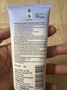 Sealed Neutrogena Ultra Sheer SPF 50+ Sunscreen