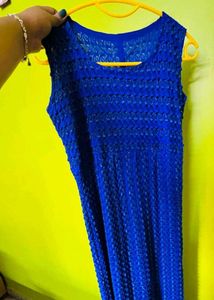 Blue Sleeveless Dress