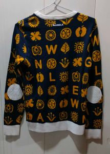 Patterned Knit Sweater