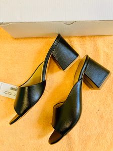 ERIDANINWTOpen-Toe Chunky Heeled Sandals