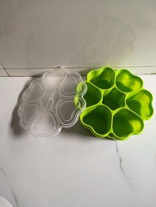 Plastic Heart Shape 7 Sections Spice Box / Masala