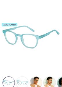 Hustlr Ocean Blue Zero Power Glasses