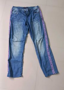 Side Stripe Denim Jeans