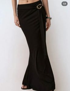 Elegant Black Maxi Skirt