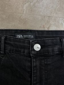 ZARA Ripped Black Jeans