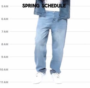 Light Wash Baggy Jeans