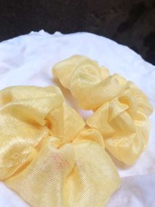 Yellow Scrunchie