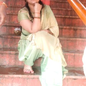 Party Wear Salwar Suit( Sea Green Colour)