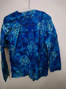 Blue Patterned Jacket