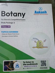 Botany Aakash Study Pakage