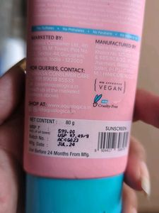 Aqualogica Radiance+ Dewy Sunscreen SPF 50+