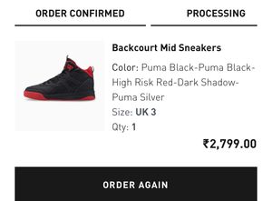 Puma unisex sneakers Size-UK -(3)