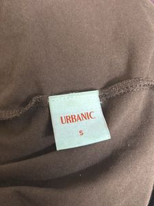 URBANIC Brown Halter Neck Dress