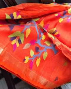 Premium Tissue Floral Saree