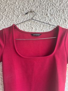 Cute Maroon Top