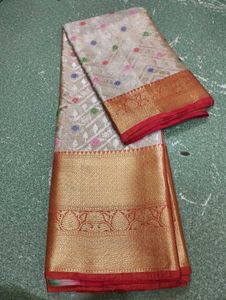 Kota Check Zari Saree