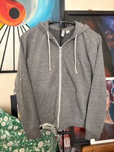 Gray H&M Zip Up Hoodie