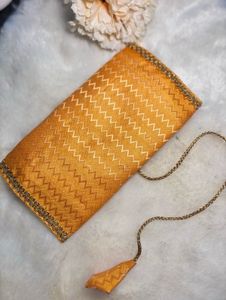 Ethnic Yellow Pouch