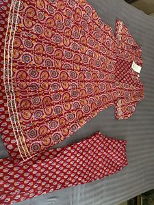 Jaipuri Anarkali Kurta Set