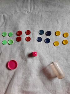 Ludo Goti 🎲 Dice And Token Set Collectable Kids