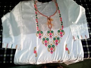 Elegant Embroidered Kurta Set