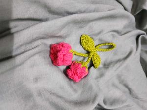 Crochet Flower Key Chain