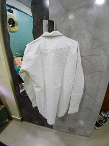 Textured Button-Down Shirt