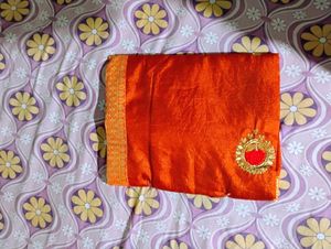 Orange Festive Saree