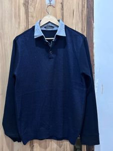 🔹Navy Blue Long Sleeve Pullover