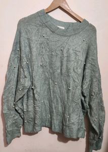 Light Grey Winter Top For Girl Or Woman 42 Bust