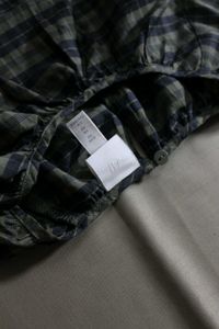 H&amp;M Khaki Check Tartan Cut Out Back Dress