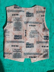 Printed Vest